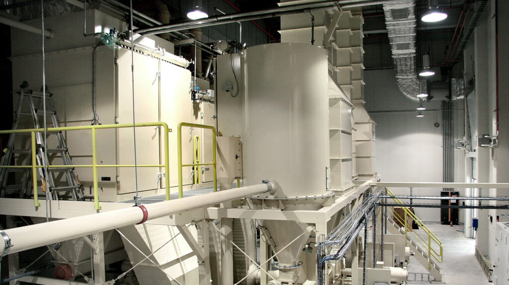 Photo of Plant Dust Collection System for page on Industrial Dust Collection System Balancing and Commissioning